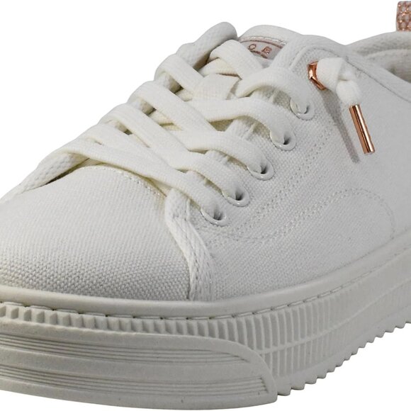 Shoes - Women's Bobs Copa Sneakers Vegan Memory Foam Ankle Casual Off-white 8.5